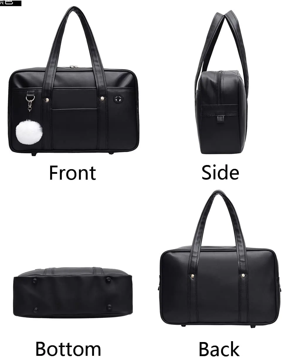 YAQUNICER Women Messenger Purse JK Uniform Crossbody Shoulder Bag Underarm Handbag Lolita Satchel
