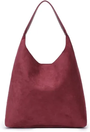 YFGBCX Tote Bags for Women Work Bags Suede Slouchy Bag Hobo Handbag Office Tote Handbag