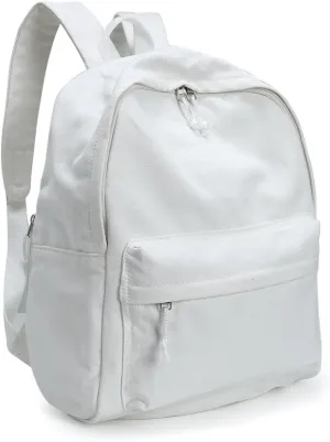 Zicac Canvas Backpack, Classic Basic Daypack, Lightweight Casual Travel Daypack Satchel Backpack Unisex