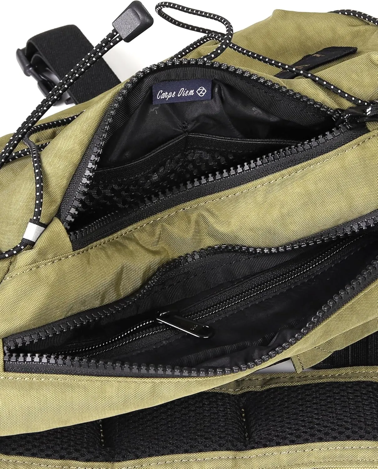 ZIMEGO Tactical Fanny Pack and Crossbody Bag - Utility Sling Bag for Travel and Outdoor, Olive Green