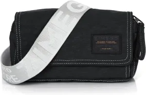 ZIMEGO Unisex Mini Crossbody Sling Bag and Waist Fanny Pack – Everyday Travel Purse, Black