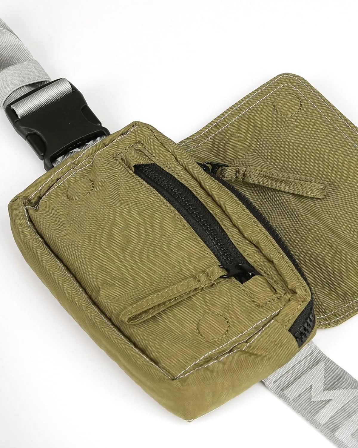 ZIMEGO Unisex Mini Crossbody Sling Bag and Waist Fanny Pack – Everyday Travel Purse, Olive